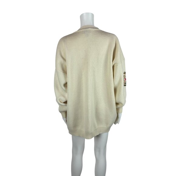 Vintage 80s Military Sweater Women's 1X Semper AV Fidelis Royal Wear Devonshire - Picture 10 of 10